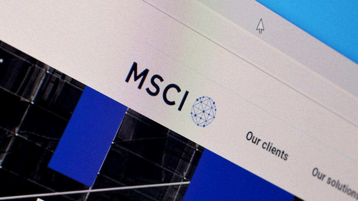 MSCI website. Credit: Mehaniq/Shutterstock