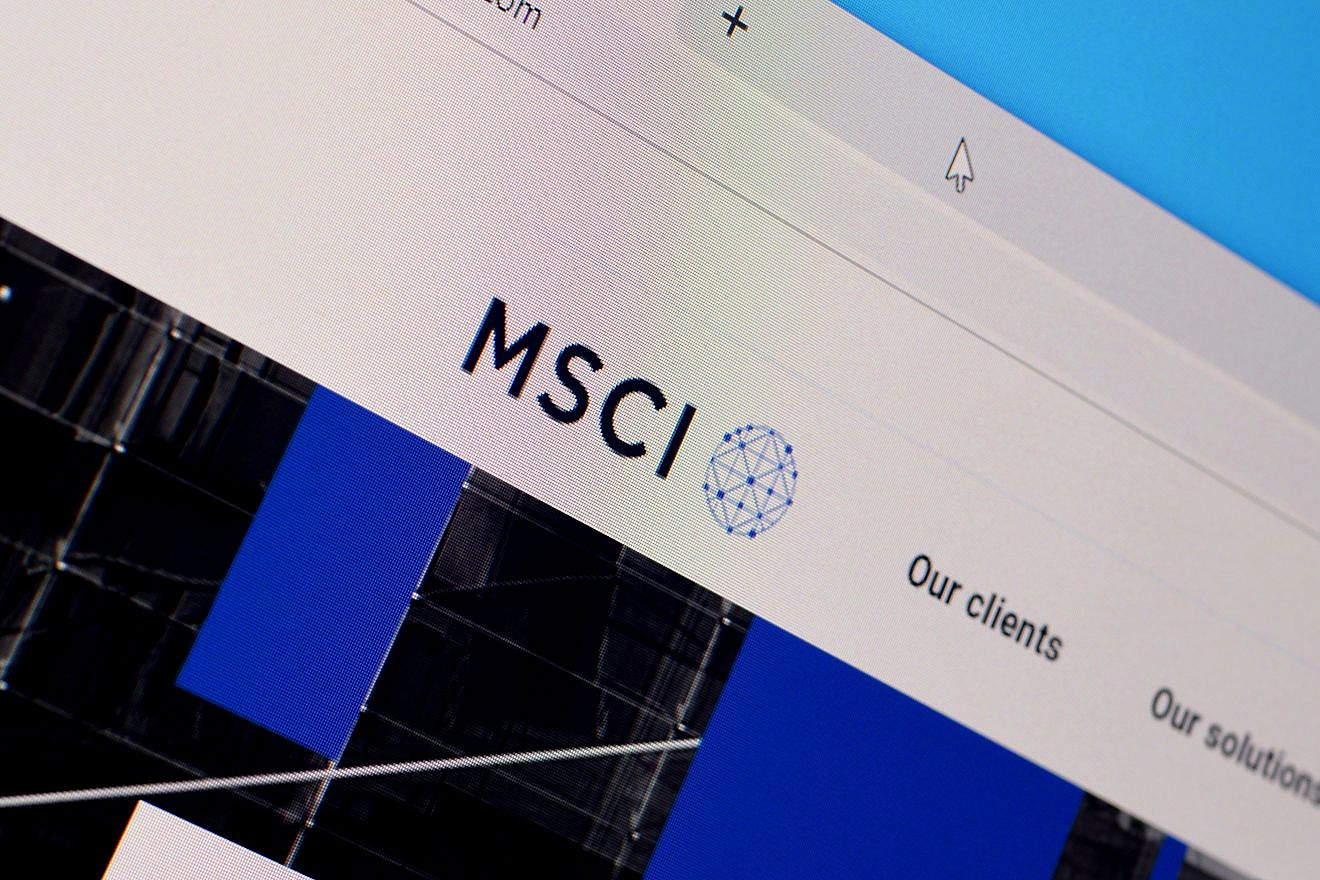 MSCI website. Credit: Mehaniq/Shutterstock